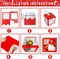 Graduation Decorations Class of 2026 - Red and Black Graduation Decorations - Balloons Boxes with Letters 2026 GRAD So Proud of You, Congrats Grad Party Decorations for Any Grades